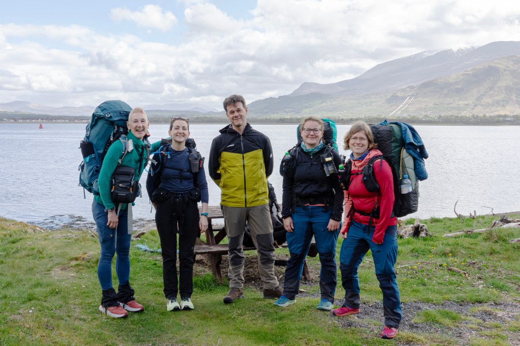 Camusnagaul at the beginning of the Cape Wrath Trail